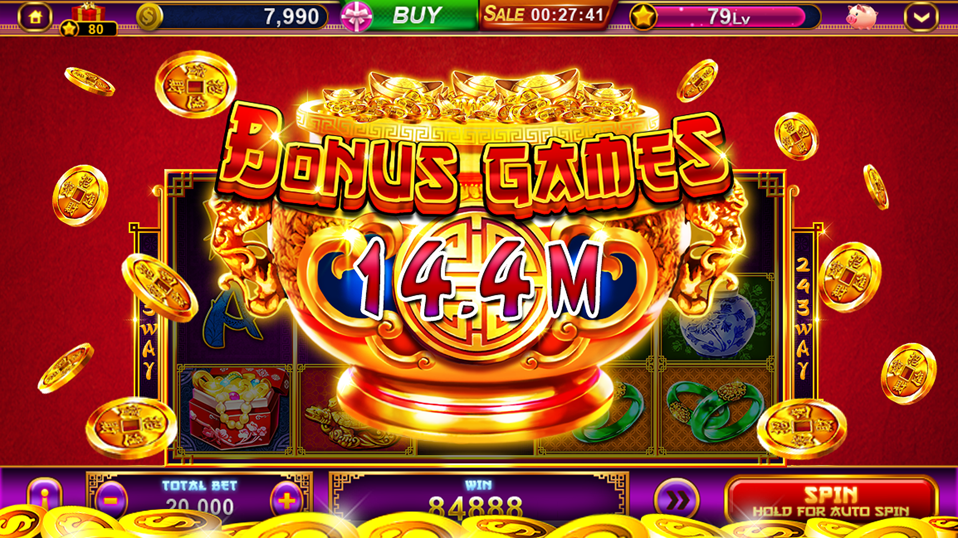 Screenshot of a popular slot game available on the superph11 app.